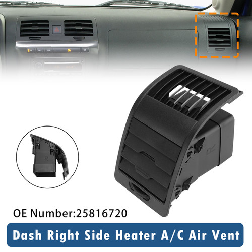 2006-2010 Hummer H3 H3T Dash Dash Right Side Heater A/C Air Vent Outlet Grille 25816720 Generic