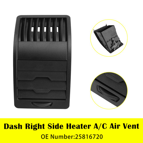 2006-2010 Hummer H3 H3T Dash Dash Right Side Heater A/C Air Vent Outlet Grille 25816720 Generic