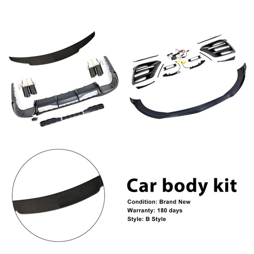 2021-2023 Mercedes Benz S-Class W223 S450 S500 S580 Body Kit Bumper Generic