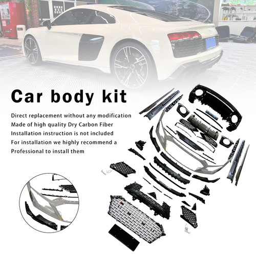 2016-2020 AUDI R8 4S Carbon Fiber Body Kit Bumper Generic