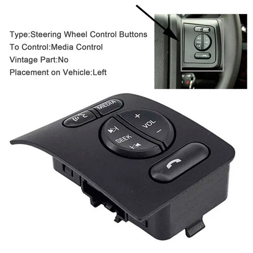 2011-2014 Ford F250 F350 Super Duty Steering Wheel Media Control Button DC3T9E740BAW Generic