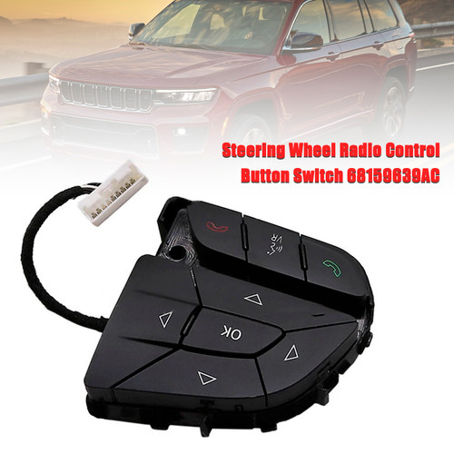 2014-2021 Grand Cherokee Steering Wheel Radio Control Button Switch 68159639AC Generic