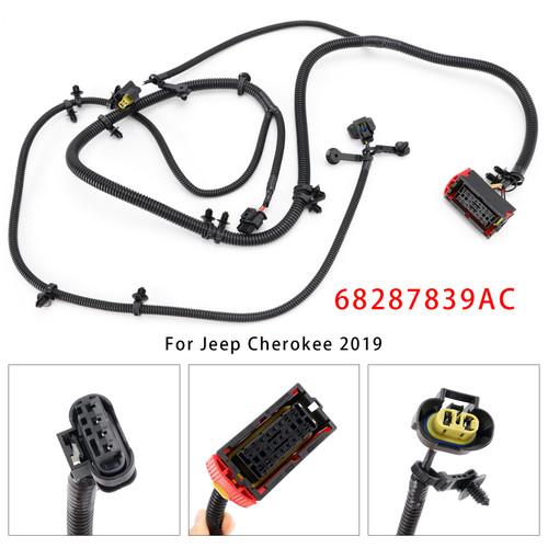 2019 Jeep Cherokee Front Fascia Wiring Harness 68287839AC Generic