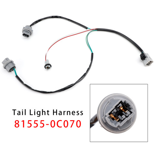 2007-2023 Toyota Tundra Rear Right Tail Light Harness 81555-0C070 Generic