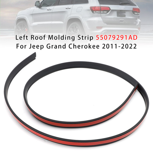2011-2022 Jeep Grand Cherokee Left Roof Molding Strip 55079291AD Generic