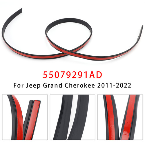 2011-2022 Jeep Grand Cherokee Left Roof Molding Strip 55079291AD Generic