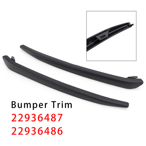 2015-2020 Chevrolet Suburban Tahoe Front Left+Right Bumper Trim 22936487 22936486 Generic