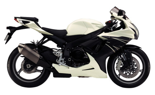 2011-2023 Suzuki GSXR600 GSXR750 K11 White Black GSXR Racing Amotopart Fairings Plastics Customs Fairing