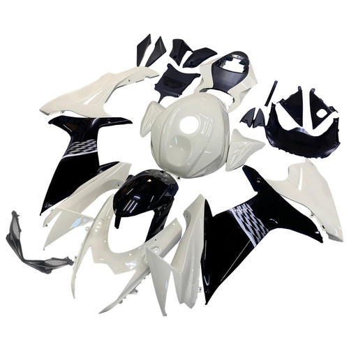 2011-2023 Suzuki GSXR600 GSXR750 K11 White Black GSXR Racing Amotopart Fairings Plastics Customs Fairing