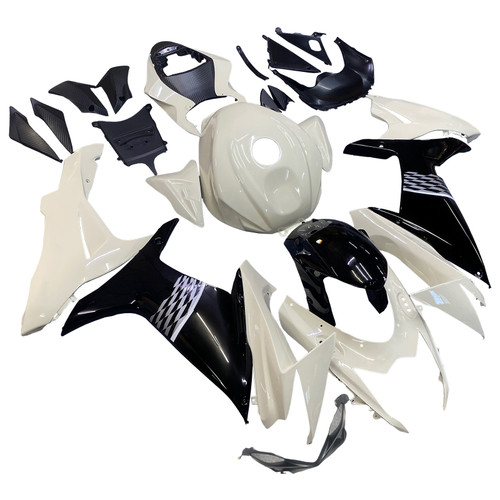 2011-2023 Suzuki GSXR600 GSXR750 K11 White Black GSXR Racing Amotopart Fairings Plastics Customs Fairing