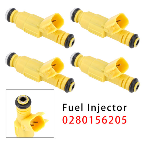 2004-2006 Ford Ranger 2.3L L4 4Pcs Fuel Injector 0280156205 FJ464 Generic