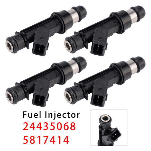 1998-2010 Vauxhall Astra Petrol 4Pcs Fuel Injector 24435068 5817414 Generic