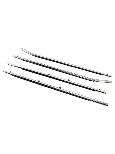4PCS Weatherstrips Seal 72410-TK8-A11 Door Belt Molding For Odyssey 2011-2017
