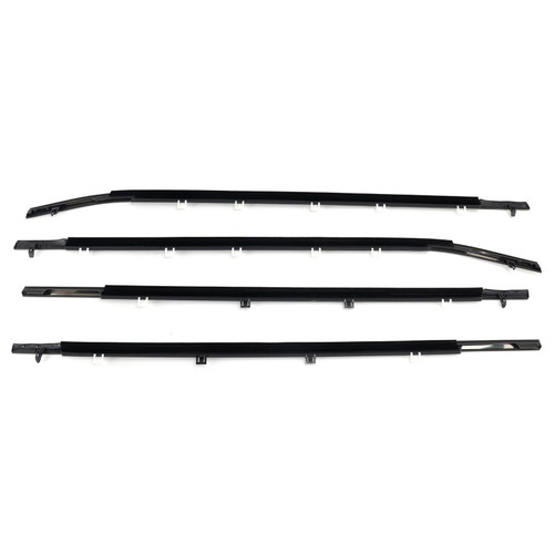 4PCS Weatherstrips Seal 72410-TK8-A11 Door Belt Molding For Odyssey 2011-2017