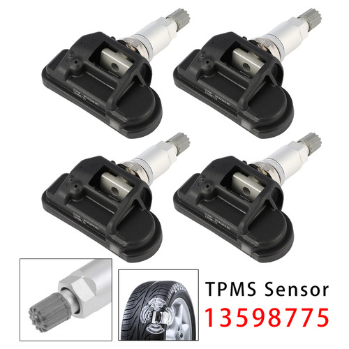 2008-2019 Opel Zafira C Insignia Astra J Corsa Adam 4X TPMS Tire Pressure Sensor 13598775 Generic