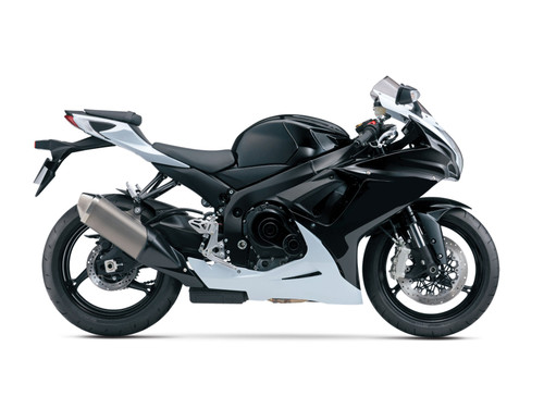 2011-2023 Suzuki GSXR600 GSXR750 K11 Black White GSXR Amotopart Fairings Plastics Customs Fairing