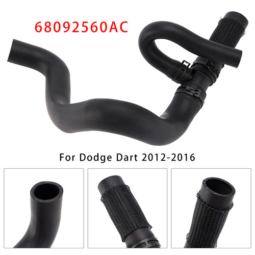 2012-2016 Dodge Dart Upper Radiator Coolant Hose 68092560AC Generic