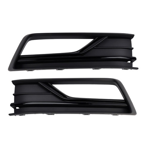 2016-2019 VW Passat B8 2PCS Fog Light Lamp Grille Cover 561854661M Gloss Black Generic