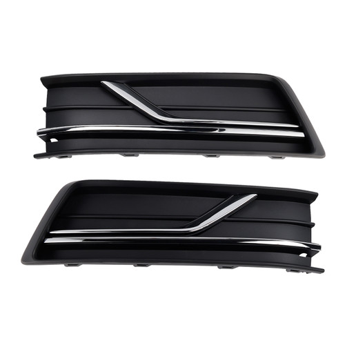 2016-2019 VW Passat B8 2PCS Front Left and Right Side Fog Light Cover Chrome Generic