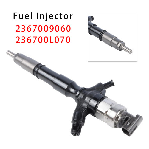 Toyota Hilux Hiace 2KD-FTV 2.5L 1Pcs Fuel Injector 2367009060 236700L070 Generic