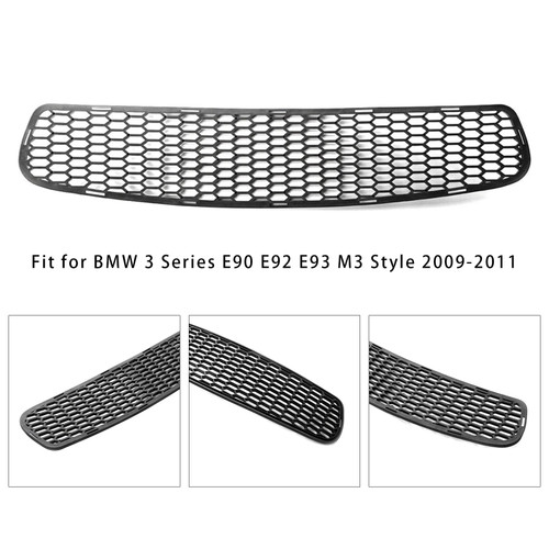 2009-2011 BMW 3 Series E90 E92 E93 M3 Style Front Bumper Lower Grille Generic