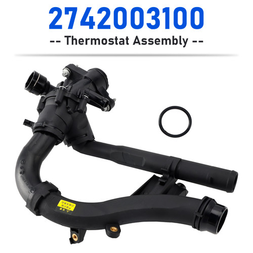 2015-2019 Mercedes Benz W205 W212 M274 C300 E300 Thermostat Assembly 2742003100 Generic