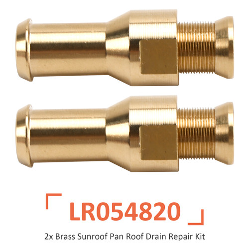2005-2012 Land Rover Range Rover L405 2x Brass Sunroof Pan Roof Drain Repair Kit LR054820 Generic