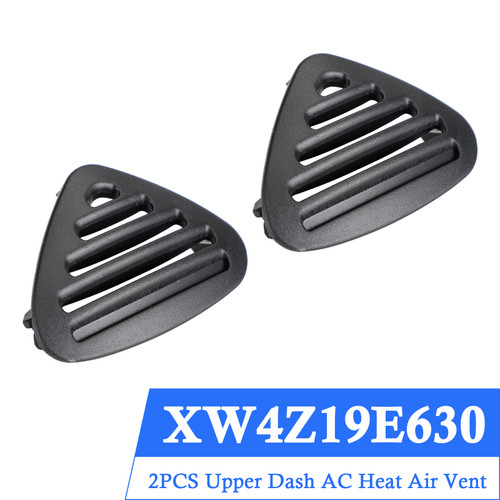 2002 Ford Thunderbird 2PCS Upper Dash AC Heat Air Vent Black XW4Z19E630AAD Generic