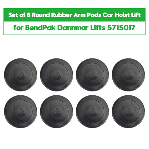BendPak Dannmar Lifts Set of 8 Round Rubber Arm Pads Car Hoist Lift 5715017 Generic