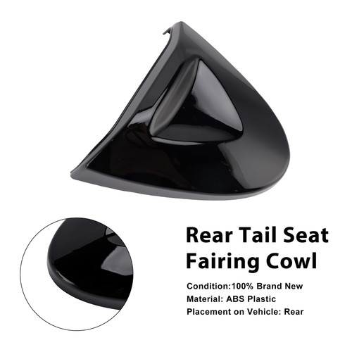 2022-2025 Trident 660 Rear Tail Seat Fairing Cowl Cover Black Generic