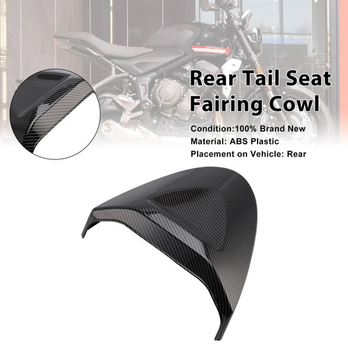 2022-2025 Trident 660 Rear Tail Seat Fairing Cowl Cover Carbon Generic