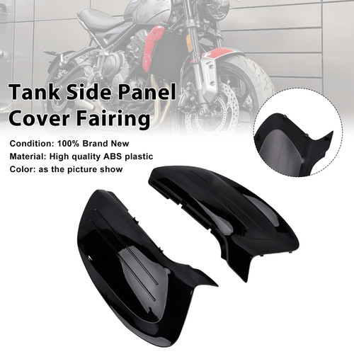 2022-2025 Triumph Trident 660 Tank Side Panel Cover Fairing Black Generic