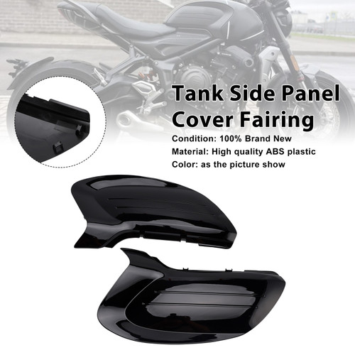 2022-2025 Triumph Trident 660 Tank Side Panel Cover Fairing Black Generic