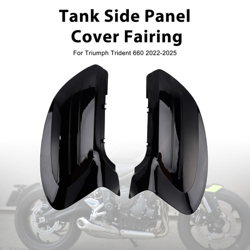 2022-2025 Triumph Trident 660 Tank Side Panel Cover Fairing Black Generic