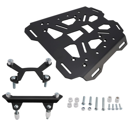 2023-2026 Suzuki V-Strom 800 DE/ RE Aluminum Top Rack Luggage Carrier Plate Matte Black Generic
