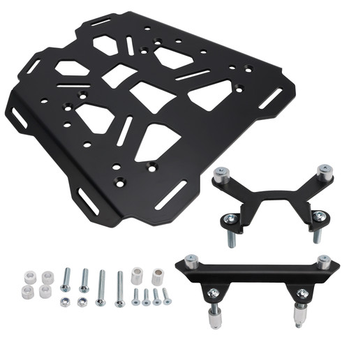 2023-2026 Suzuki V-Strom 800 DE/ RE Aluminum Top Rack Luggage Carrier Plate Matte Black Generic