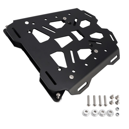 2018-2025 BMW F750GS F850GS Aluminum Top Rack Luggage Carrier Plate Black Generic