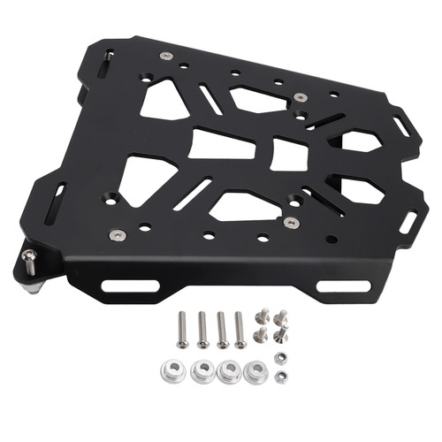 2018-2025 BMW F750GS F850GS Aluminum Top Rack Luggage Carrier Plate Black Generic