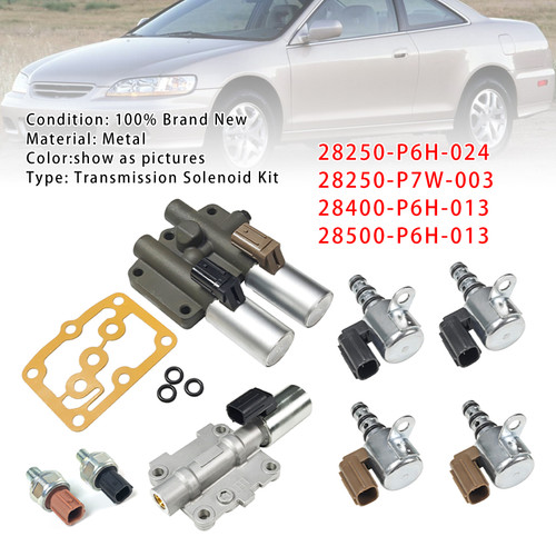 1998-2007 Honda Accord Odyssey Pilot TL CL MDX Transmission Solenoid Kit 28250-P6H-024 Generic