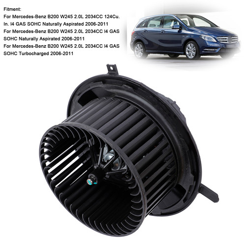 2006-2011 Mercedes-Benz B200 W245 2.0L HVAC Heater Blower Motor Assembly A1698200642 Generic