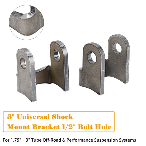 3" Universal Shock Mount Bracket 1/2" Bolt Hole For 1.75"â?" Performance Suspension