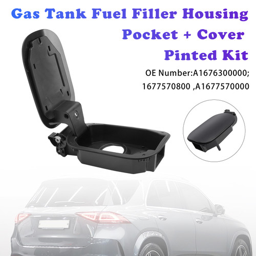 2019-2025 Mercedes GLE W167 Gas Tank Fuel Filler Housing Pocket + Cover Pinted Kit Generic