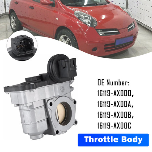 2003-2012 Nissan Micra III (K12) Throttle Body 16119-AX000 Generic