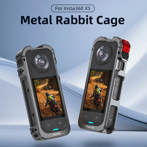 Utility Frame Case Cage for Insta360 X5 Metal Protective Case for Insta 360 X5