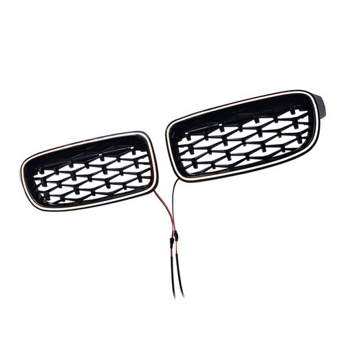 2012-2019 BMW 3-Series F30 F31 F35 Diamond Front Kidney Grille Generic