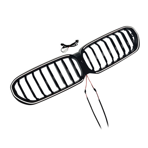 2021-2024 BMW 5 Series G30 G31 G38 Front Kidney Grille Gloss Black Generic