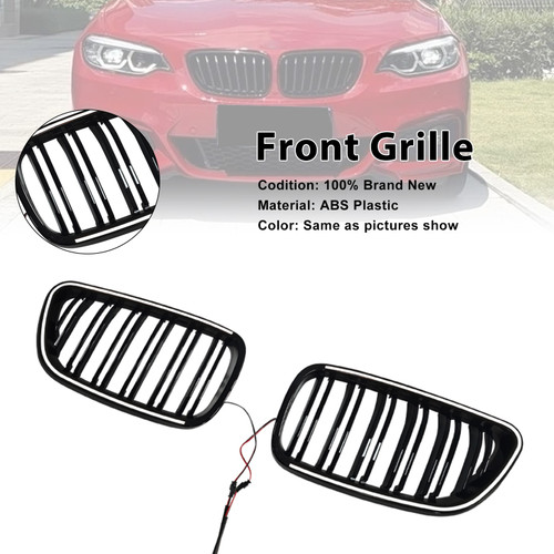 2012-2018 BMW 2 Series F22 F23 F24 Front Kidney Grille Generic