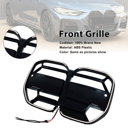 2020-2025 BMW 4 Series G22 G23 G82 CS-Style Front Bumper Grille Generic