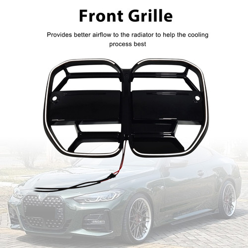 2020-2025 BMW 4 Series G22 G23 G82 CS-Style Front Bumper Grille Generic
