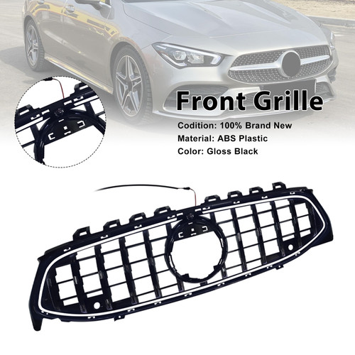 2020-2024 MERCEDES BENZ CLA-CLASS W118 C118 Front Bumper Grille Black Generic